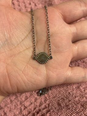 James Avery retired memoir initial necklace